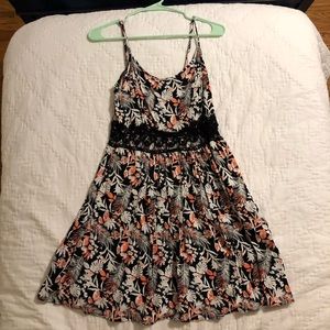 Floral print dress